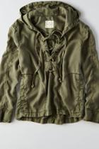 American Eagle Outfitters Ae Lace-up Anorak