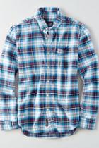 American Eagle Outfitters Ae Classic Plaid Oxford Shirt