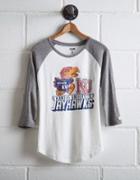 Tailgate Women's Kansas Jayhawks Baseball Shirt