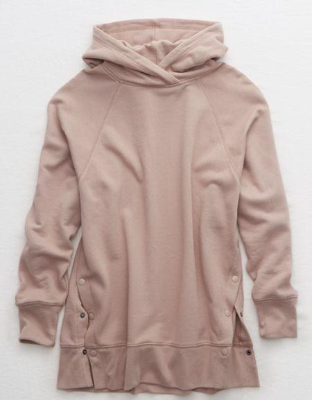 Aerie Side Snap City Hoodie