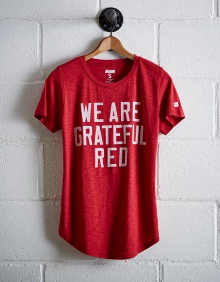 Tailgate Women's Wisconsin Grateful Red T-shirt