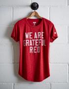 Tailgate Women's Wisconsin Grateful Red T-shirt
