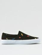 American Eagle Outfitters Ae Embroidered Slip On Sneaker