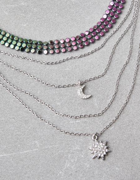 American Eagle Outfitters Ae Oil Slick Chain Necklace