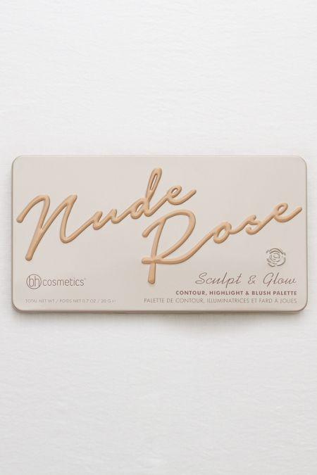 Aerie Bh Cosmetics Nude Rose Sculpt And Glow Palette