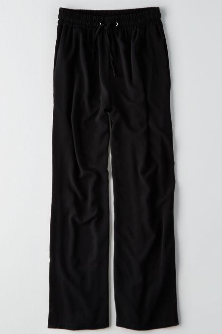 American Eagle Outfitters Don't Ask Why Wide Leg Chiffon Pant