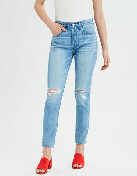 American Eagle Outfitters High-waisted Girlfriend Jean