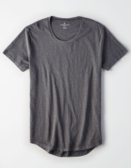 American Eagle Outfitters Ae Longline Scoop Neck T-shirt