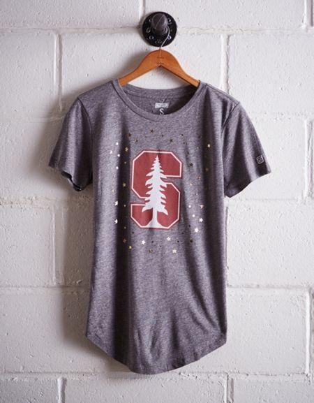 Tailgate Women's Stanford Foil Star T-shirt