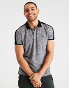 American Eagle Outfitters Ae Shoulder Panel Polo