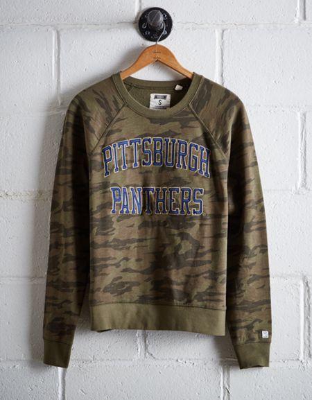 Tailgate Women's Pittsburgh Camo Fleece Sweatshirt