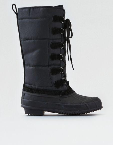 American Eagle Outfitters Ae Tall Nylon Duck Boot