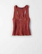 American Eagle Outfitters Ae Smocked Tank Top