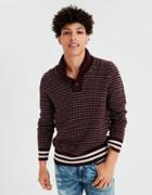 American Eagle Outfitters Ae Birdseye Popover Shawl Sweater