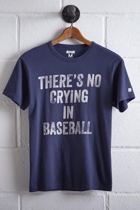 Tailgate Men's No Crying In Baseball T-shirt