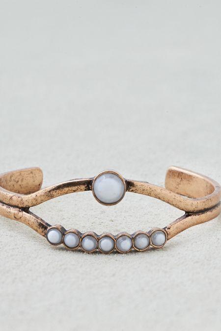American Eagle Outfitters Ae Milky Stone Cuff