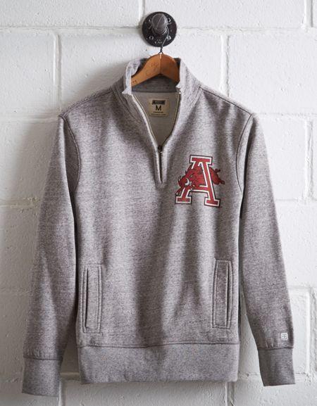 Tailgate Men's Arkansas Half-zip Fleece Popover