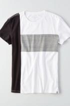 American Eagle Outfitters Ae Flex Colorblocking Crew T-shirt