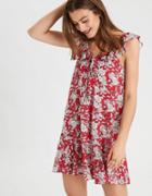 American Eagle Outfitters Ae Ruffle Neck Shift Dress