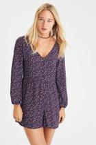 American Eagle Outfitters Ae Blouson Long-sleeve Romper