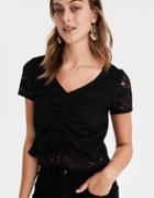 American Eagle Outfitters Ae Cinch Front Lace T-shirt