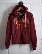 Tailgate Women's Virginia Tech Zip-up Hoodie