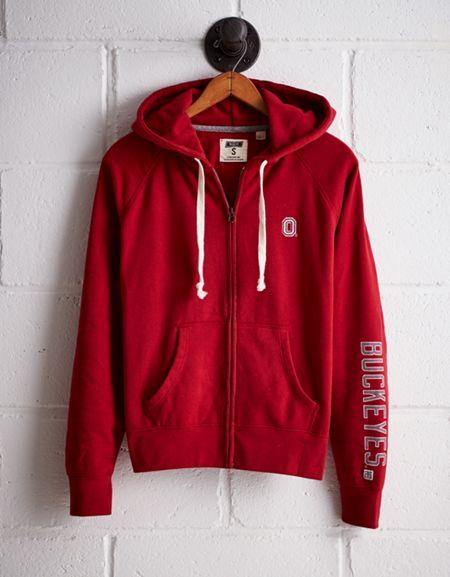 Tailgate Women's Ohio State Buckeyes Zip-up Hoodie