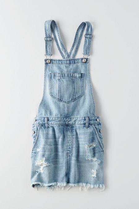 American Eagle Outfitters Ae Denim Overall Dress