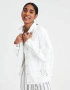 American Eagle Outfitters Ae Destroy Eyelet Boyfriend Jacket