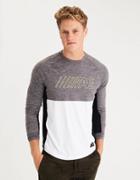 American Eagle Outfitters Ae Active Colorblock Long Sleeve Flex Tee