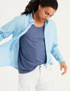 American Eagle Outfitters Ae Poplin Button-down Shirt