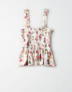 American Eagle Outfitters Ae Smocked Tie Strap Camisole