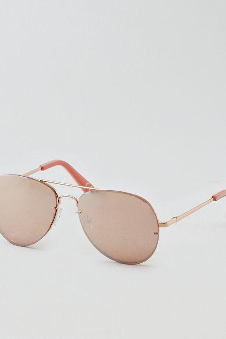 American Eagle Outfitters Ae Frameless Aviator Sunglasses