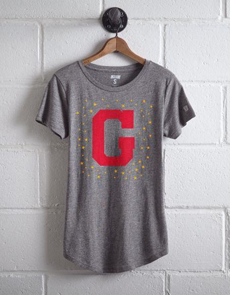 Tailgate Women's Georgia Bulldogs Foil Star T-shirt