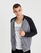American Eagle Outfitters Ae Zip-up Colorblock T-shirt Jacket