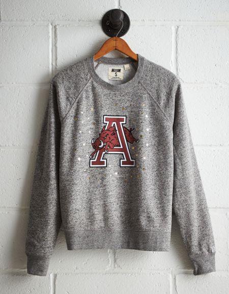 Tailgate Women's Arkansas Boyfriend Sweatshirt