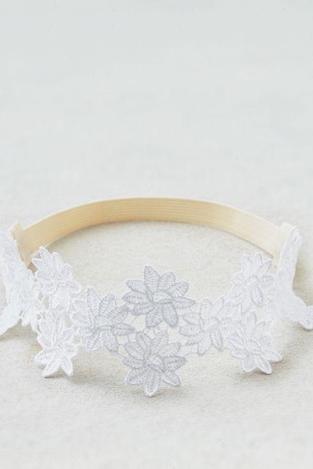 American Eagle Outfitters Ae White Lace Headband