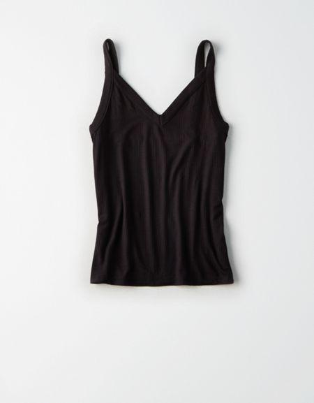 American Eagle Outfitters Ae Soft & Sexy Essential V-neck Cami
