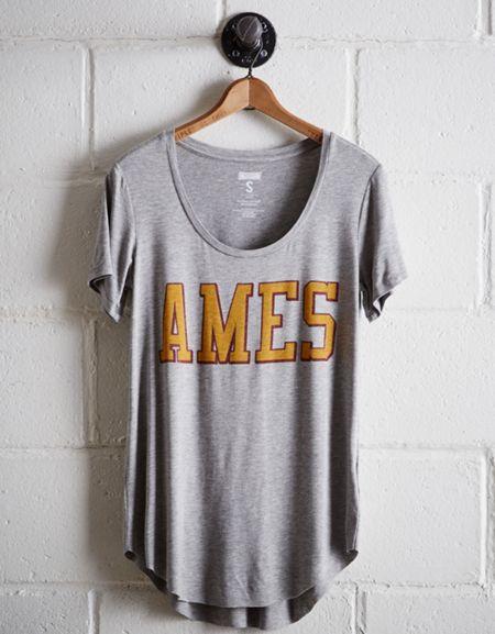 Tailgate Women's Iowa State Ames Scoop Neck Tee