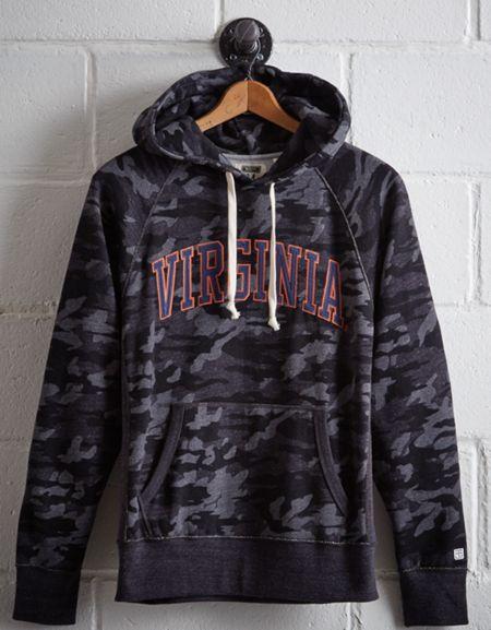 Tailgate Men's Uva Popover Camo Hoodie