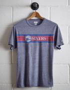 Tailgate Men's Philadelphia 76ers Chest Stripe T-shirt