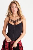 American Eagle Outfitters Ae Soft & Sexy Cage-front Cami Tank