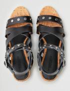 American Eagle Outfitters Ae Studded Block Heel Sandal