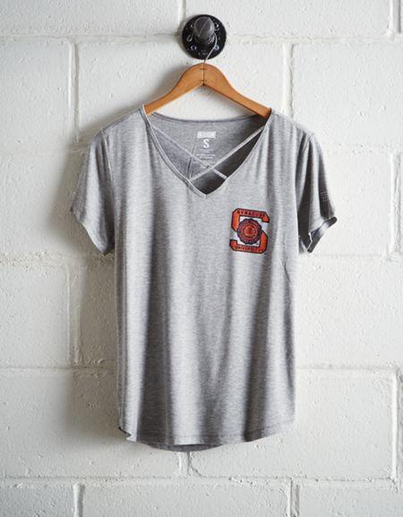 Tailgate Women's Syracuse Cage Front Tee