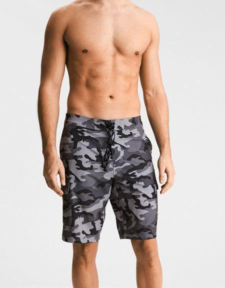 American Eagle Outfitters Ae Longer Length Flex Cargo Board Short