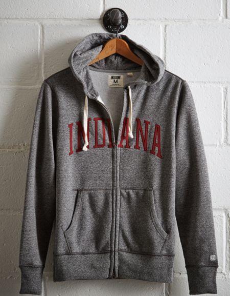 Tailgate Men's Indiana Zip-up Hoodie