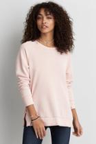 American Eagle Outfitters Ae Zip Side Raglan Sweatshirt