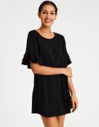 American Eagle Outfitters Ae Ruffle Sleeve T-shirt Dress