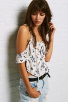 American Eagle Outfitters Don't Ask Why Ruffle Top