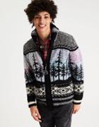 American Eagle Outfitters Ae Winter Zip-up Sweater